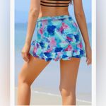 NEW High Waisted Swim Skirt Bathing Suit Bottoms
Drawstring Ruched Brief XL Blue Photo 1