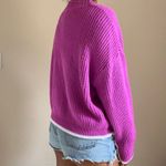 John + Jenn  by Line (Revolve brand) Mylo Rib Crewneck Sweater in Pink Cadillac Photo 13