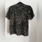 Pierre Cardin Vintage  Women’s Top Size M 80s 90s Animal Print Mock Photo 4