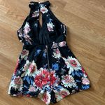 Papaya  Multicolor Floral Romper Photo 2