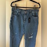 Pretty Little Thing  Tall Women’s NWT Mid Rise Distressed‎ Denim Jeans Size 10 Photo 3