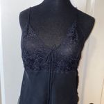 Frederick's of Hollywood VTG  BLACK SHEER LINGERIE CHEMISE SLIP DRESS Photo 1