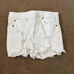 American Eagle  White Jean Shorts Photo 0