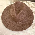 Madewell Woven Straw Hat in Chocolate Raisin M/L Photo 2