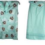 Vintage B.L.F. of Hollywood Polyester‎ Skort Set Size XS Photo 0