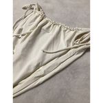 Good American Tiny Ties Ivory Cheeky Swim Bottom Size 7 US 4XL Photo 3