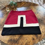 Kenar Color block Red, Black, and White Women's Skirt sz6 retro 70’s Photo 7