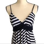 carole little  Blue White Stripe Sleeveless Dress Size 6 Photo 2