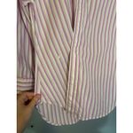 Rag and Bone  Women's Indiana Striped Twisted Shirt Pink White Size XS Photo 6
