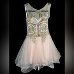 Fiesta Fashion Light Pink Sparkly Dress Size Small Photo 3
