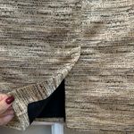 Monsoon  London Black Metallic Champagne Sparkle Pencil Skirt Size 4 Small S NWT Photo 6