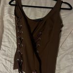 Pretty Little Thing Brown corset Top Photo 1