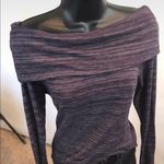 Fold over Off the shoulder Sweater Size L Photo 0