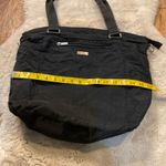 Baggallini Baggalini Travel‎ Tote Purse Black Nylon Travel Lightweight 12x16 Photo 2