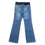 Old Navy Maternity Bootcut Jeans Blue Size M Long Stretch Panel Photo 1