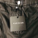 Parisian  Women's Skinny Jegging High Waisted Black‎ Coated Size 4 NWT Photo 2