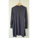 Universal Standard  Long Line Knee Length Open Cardigan Sweater Size 2XS Gray Photo 3