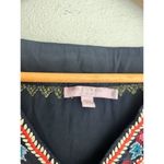 Calypso St. Barth  Dress Womens Mini Tunic Boho Peasant Small Embroidered Ruffle Photo 5