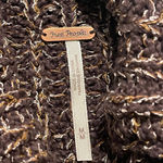 Free People Valentina Brown Medium Chunky Knit Sleeveless Sweater Photo 7