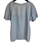 Velvet Heart Womens High Low Chambray Soft Distressed Top Size Large Boho Photo 1