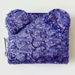 Lounge Fly NWOT Disney Limited Edition Purple Potion Sequin Mouse Ears Zip Wallet Photo 0
