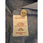 Faded Glory  Womens Size L (12-14) Light Blue with White Anchor Sleeveless Top Photo 5