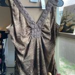 Villager Vintage y2k Liz Claiborne Vneck paisley print top Photo 3