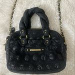 Juicy Couture Vintage 2010” Rare Black Quilted Glitter Shoulder Bag Photo 0
