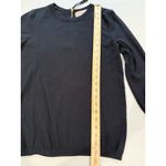 Philosophy  Sweater Womens Small Black 3/4 Sleeve Stretch Lightweight Travel Photo 5