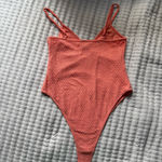 Wild Fable  Bodysuit Ribbed Pink Photo 1