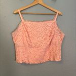 Torrid  2 Pack Lace‎ Cropped Square Neck Tank Tops Black Pink Photo 4