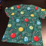 Cherokee  Looney Tunes Holiday Christmas scrub top Photo 3