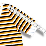 Bogner Jackie Orange Navy White Striped Short Sleeve logo t shirt Size 12 Photo 4