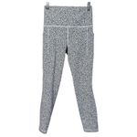 Athleta  Salutation Stash II Textured Tight Leggings XS Black White Pockets Gym Photo 1