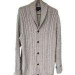 Pendleton  Womens Merino Wool Open Front Chunky Button Up Cardigan Sz Large Long Photo 2