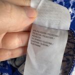 Isaac Mizrahi  Live! Floral Quilted Kimono Jacket Size 1X Blue Open Front Boho‎ Photo 5