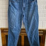 American Eagle Mom Medium Blue High Waisted Denim Jeans  Photo 0