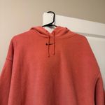 Nike  Mini Swoosh Oversized Plush Hoodie in Archaeo Pink Photo 8