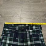 American Eagle  Outfitters Green and Blue Plaid Bootcut Pants Photo 5