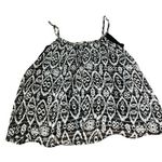 Derek Heart Black and White  Tank Top With Aztec Design Photo 0