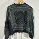 ZARA Embellished Boho Scarf Print Blouse – Made in India (Women’s M) Photo 0