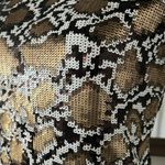 Michael Kors  Sequined Animal Print Top, Crewneck, Size S, New without Tag Photo 5
