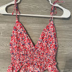 Sid and Sam‎ floral crop top size medium boutique tank Pink Photo 0