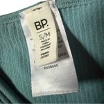 BP NEW Teal Ribbed Ruched Crop Top Size S M Baby Tee Y2K Photo 5