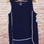 simply styled | Navy High/Low Tunic Photo 0