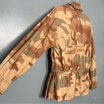 Free People Lead The Way Camo Lightweight Utility Jacket Taupe Tan Women’s XS Photo 5