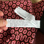 ZARA 4/$25  High Rise Legging Pink Patterned Dots Retro Pants Sz S Photo 7