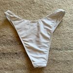 Forever 21 white high-waisted thong bikini bottoms Photo 1