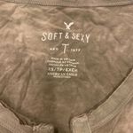 American Eagle Lace Up Shirt Photo 1