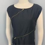 Aryn K . Women's Black Ark Zipper Dress M Photo 4
